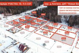 Участок в мкр Новые вешки
