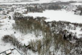 Участок окруженный лесом